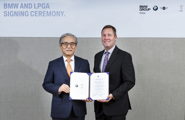 BMW 그룹 코리아가 내년부터 LPGA 투어 대회를 한국에서 개최하겠다고 밝혔다.