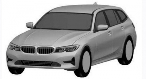 BMW의 신형 3시리즈 투어링의 특허이미지가 공개됐다.