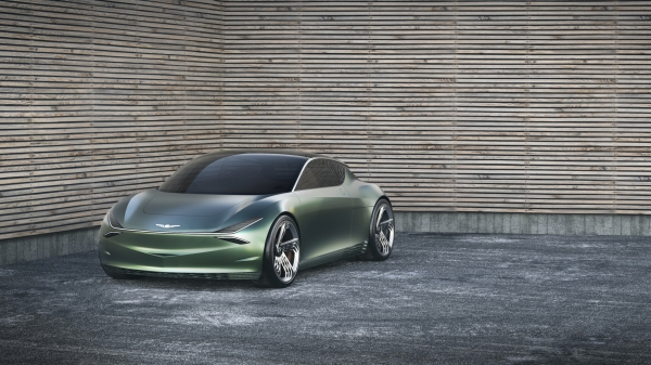 제네시스 브랜드가 ‘2019 뉴욕 국제 오토쇼’에서 전기차 기반 콘셉트카 ‘민트 콘셉트(Mint Concept)’를 세계 최초로 선보인다.
