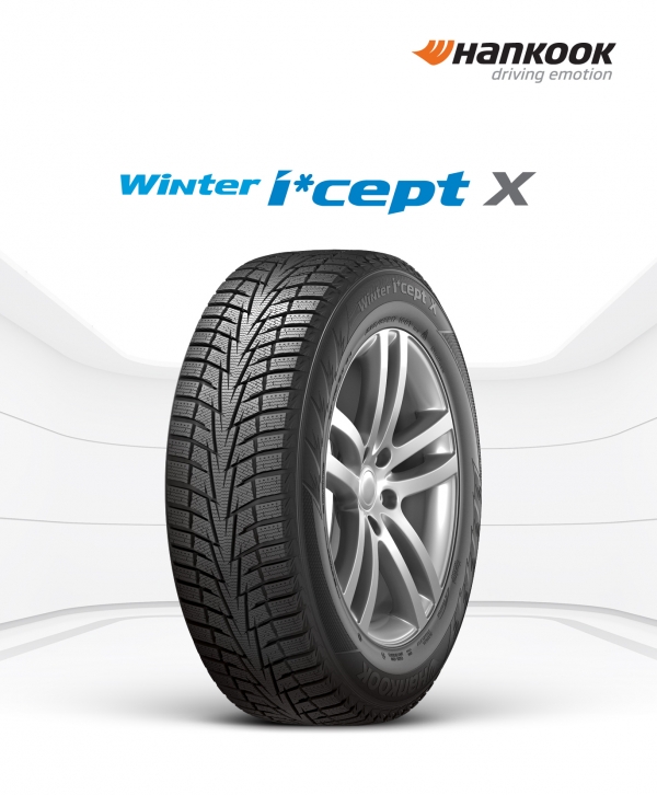 ‘윈터 아이셉트 X’는 한국타이어의 최신 기술을 적용해 눈길과 빙판길에서 더욱 안전하게 주행할 수 있도록 개발된 겨울용 SUV 타이어다.