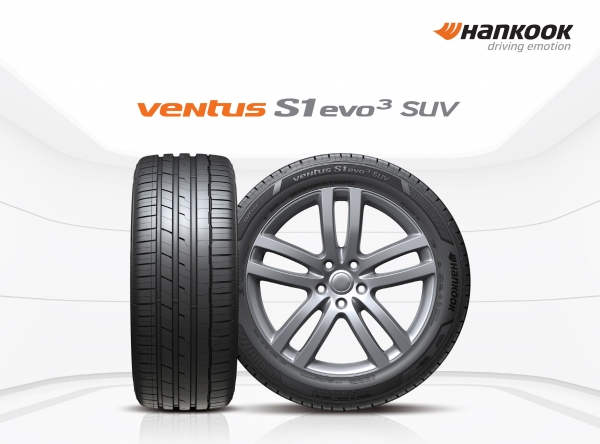 한국타이어앤테크놀로지가 초고성능 SUV용 타이어 신제품인 ‘벤투스 S1 에보3 SUV’를 국내 출시한다.