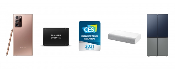 삼성전자가 내년 1월 온라인으로 진행되는 세계 최대 전자 전시회 ‘CES 2021’를 앞두고 ‘최고혁신상’ 4개 등 총 44개의 ‘CES 혁신상’을 수상했다.