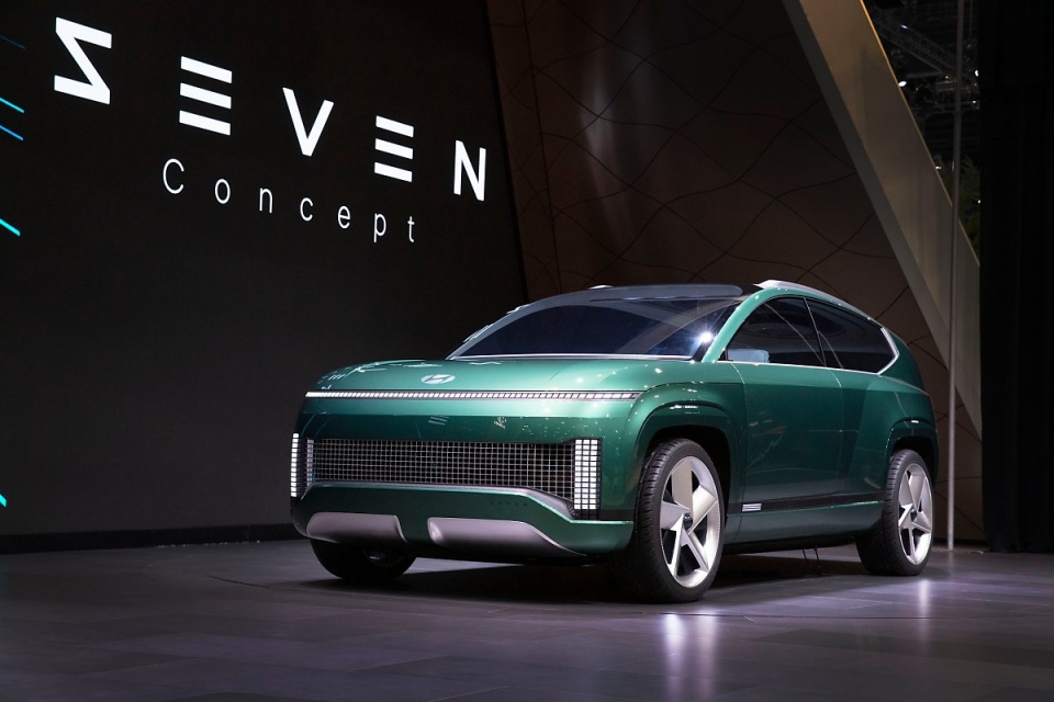 현대차 대형 전기 SUV '세븐 컨셉트'
