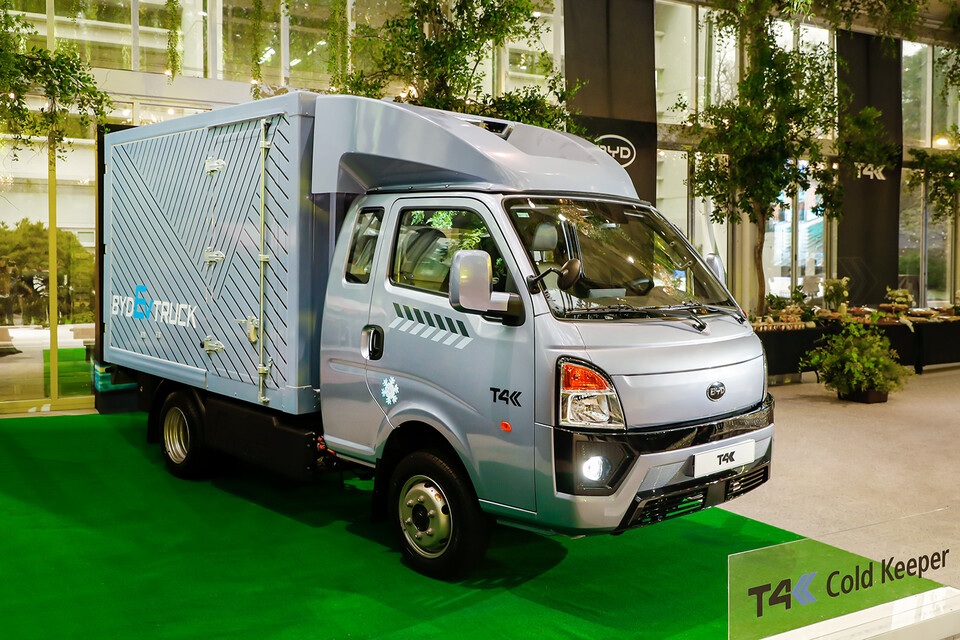 중국 BYD 1톤 전기트럭 T4K