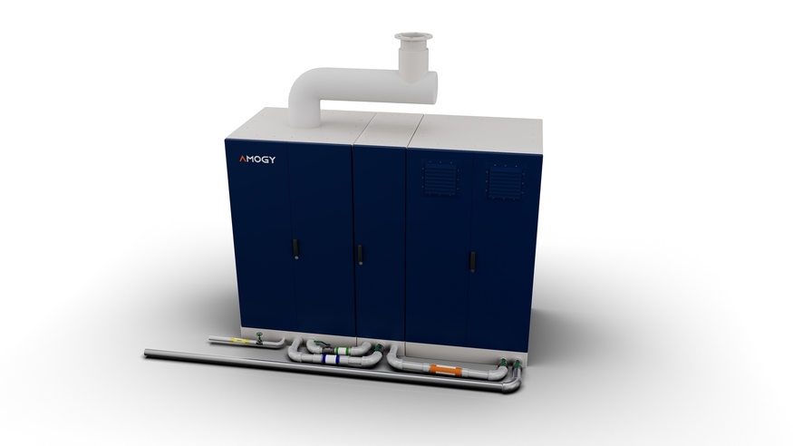 아모지의 암모니아 기반 수소 연료전지 시스템 (출처 : 아모지)