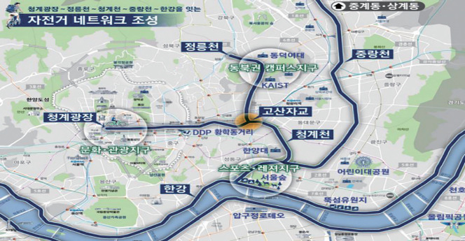 자전거 네트워크 조성/자료:서울시