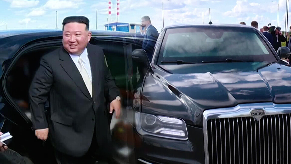 러시아 푸틴 대통령이 북한 김정은 위원장에게 '아우루스 세나트'를 선물했다.
