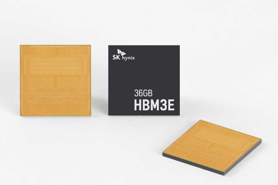 사진 : SK하이닉스 HBM3E 12단