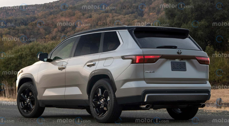 사진 : 토요타 6세대 RAV4 예상도 (출처=Motor 1)