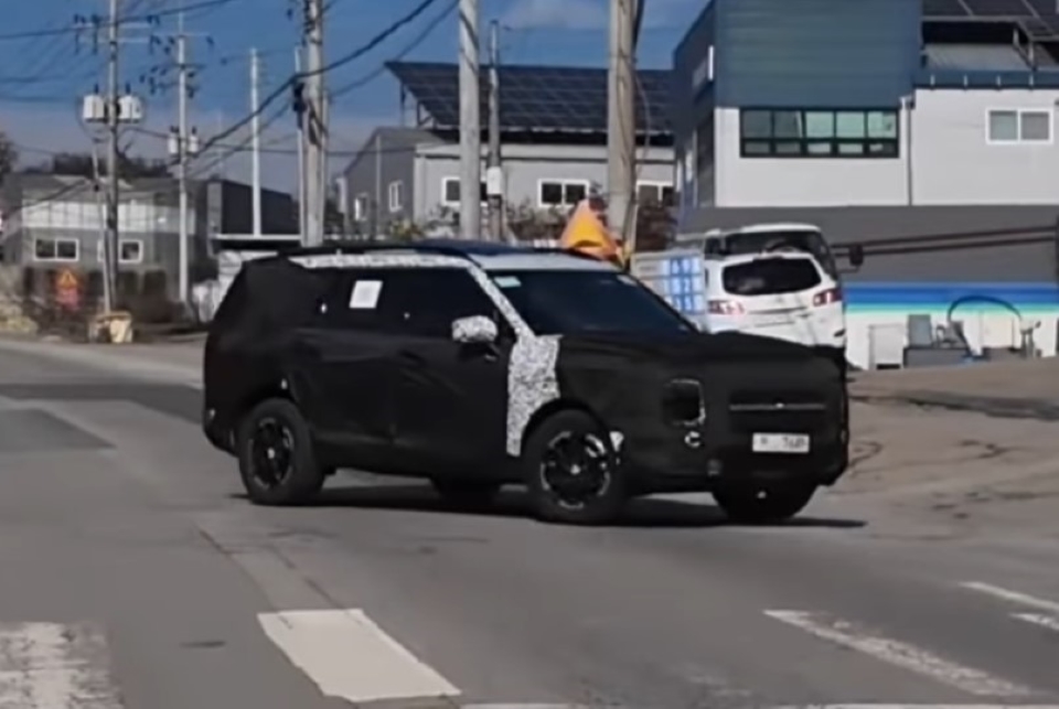사진 : 현대차 팰리세이드 풀체인지 XRT 테스트카 (출처=Shorts Car)