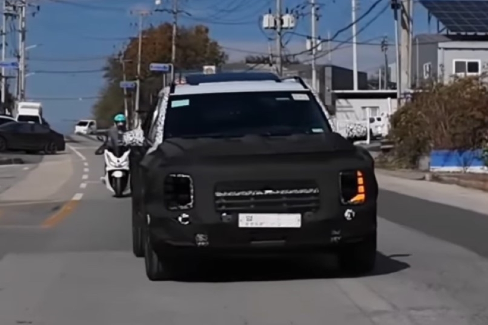 사진 : 현대차 팰리세이드 풀체인지 XRT 테스트카 (출처=Shorts Car)