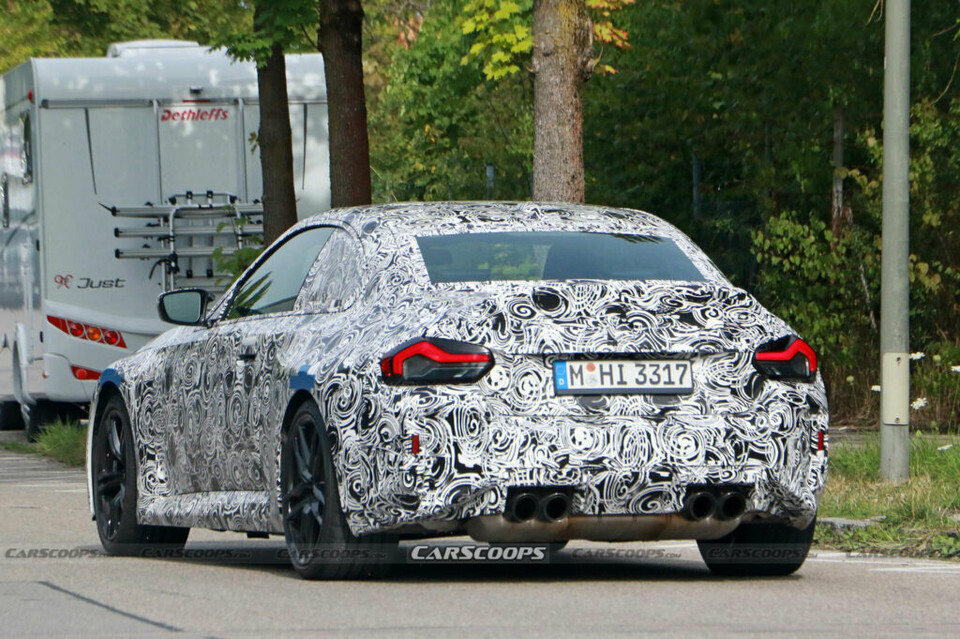 사진 : BMW 신형 M2 CS 테스트카 (출처=Carscoops)