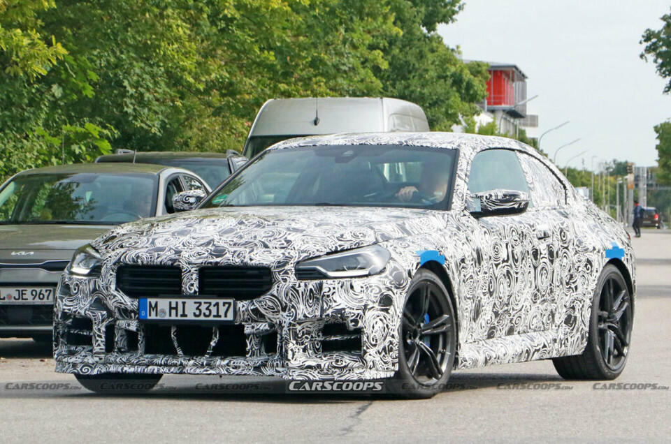사진 : BMW 신형 M2 CS 테스트카 (출처=Carscoops)