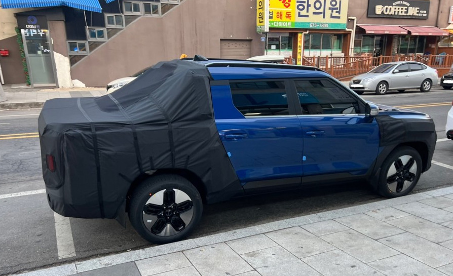 KG 모빌리티의 신형 픽업트럭, '무쏘 EV5'(출처: 오토스파이넷)