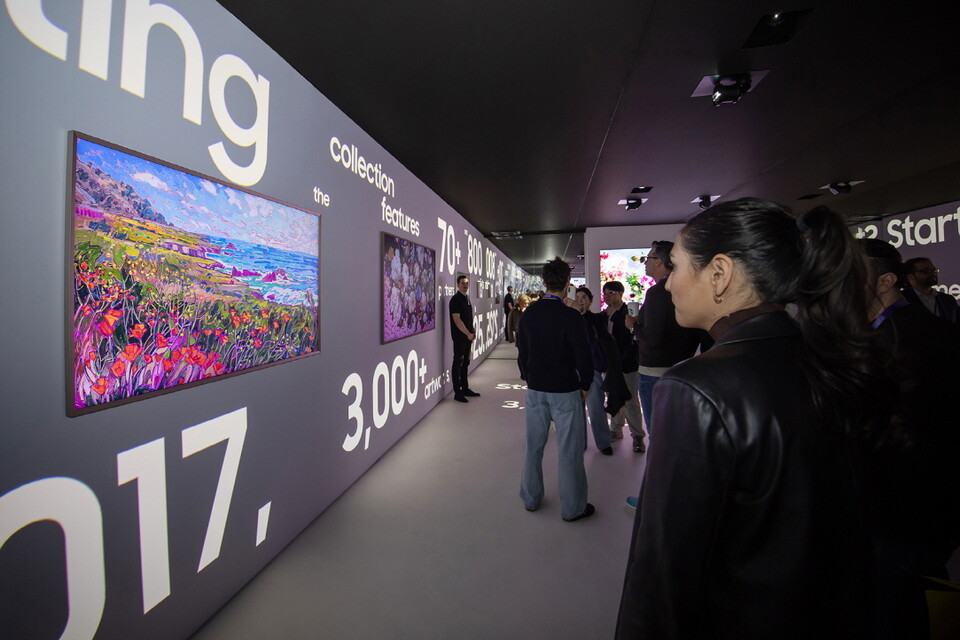 삼성전자, CES 2025에서 아트 TV 리더십 선보여