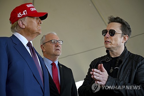 도널드 트럼프 미국 대통령과 일론 머스크 CEO(출차:연합뉴스)