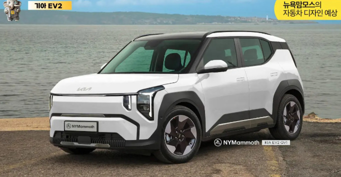 기아 컴팩트 전기 SUV EV2 예상도(출처: 뉴욕맘모스)