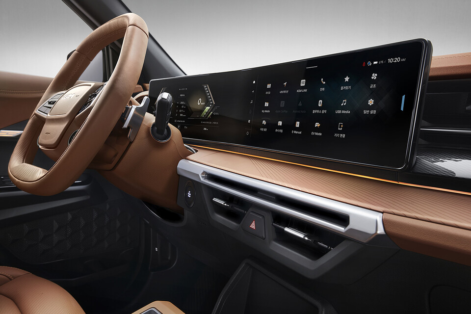 KGM MUSSO EV INTERIOR