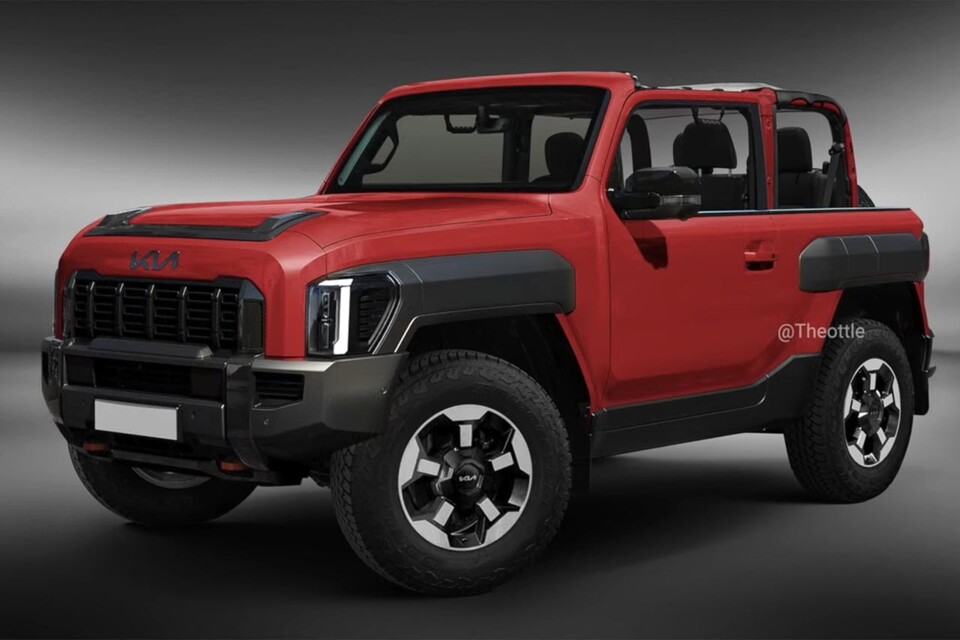 기아 '타스만 3도어 SUV' 상상도(출처 : Theottle)
