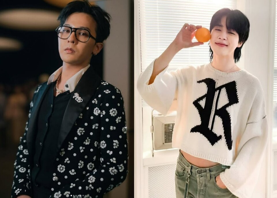 사진 : 지드래곤, BTS 지민 (출처=인스타그램)