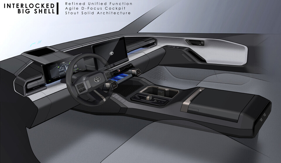 토요타 RAV4 (Toyota RAV4 Design Sketch)