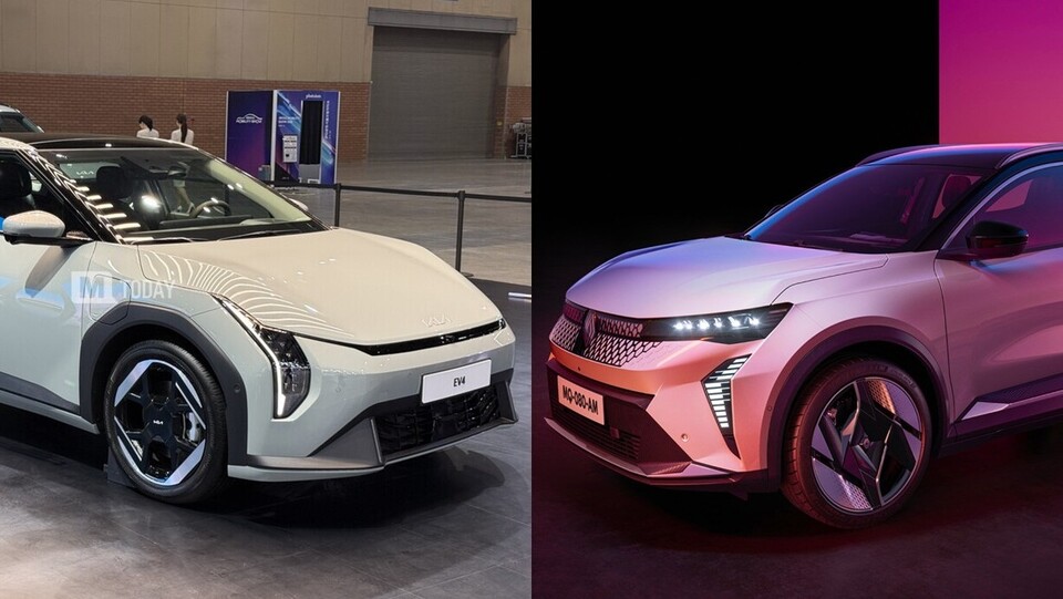 사진 : 기아 EV4, 르노 세닉 E-Tech 일렉트릭