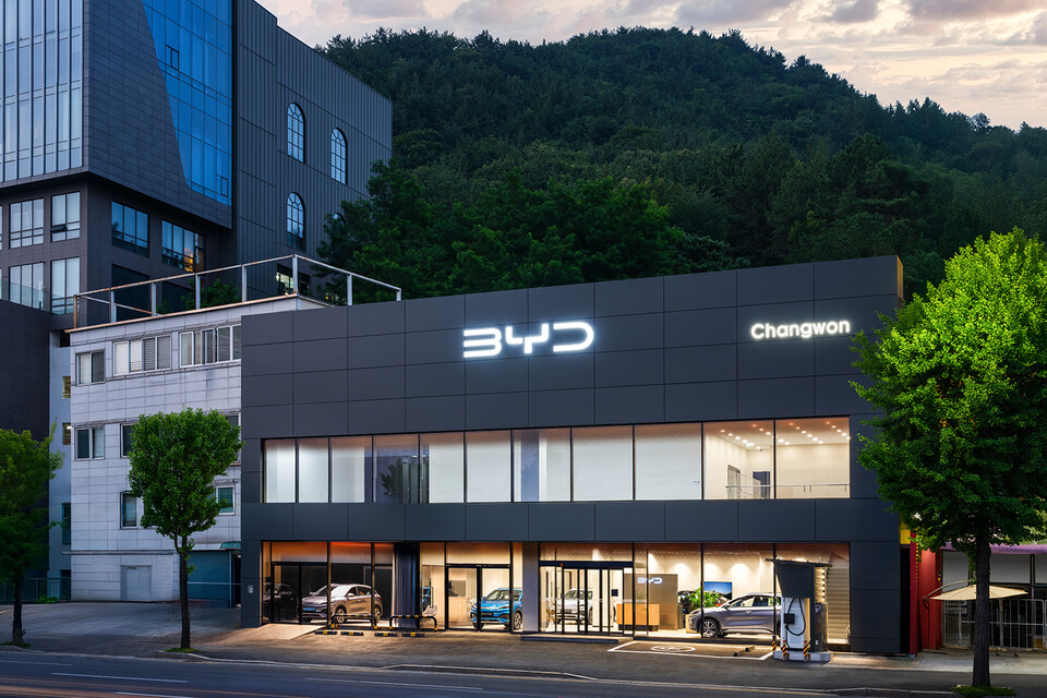 DT네트웍스 BYD 창원 전시장 
