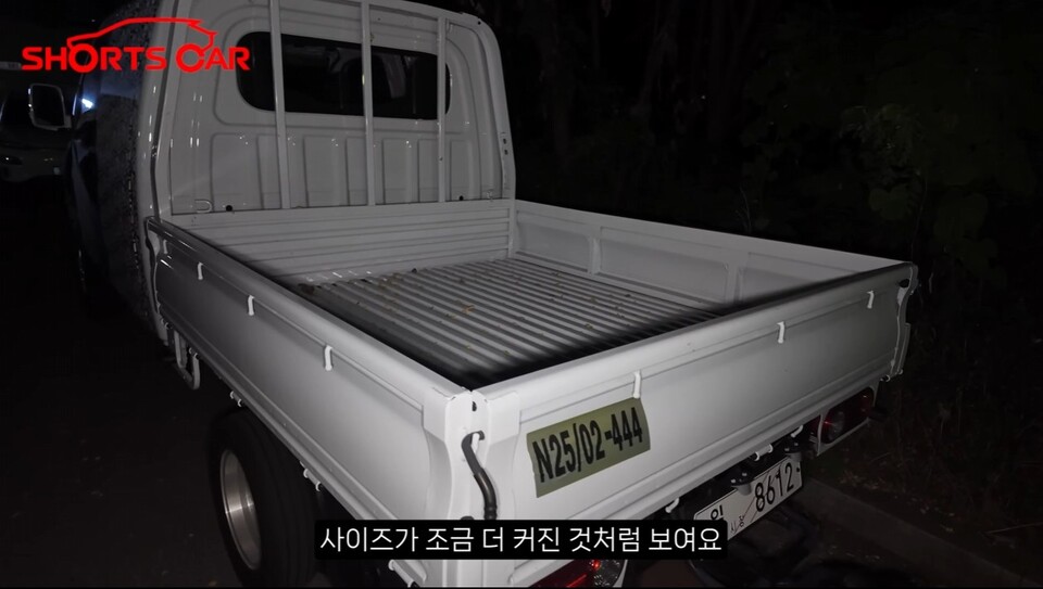 사진 : 현대차 포터 풀체인지 테스트카 (출처=Shorts Car)