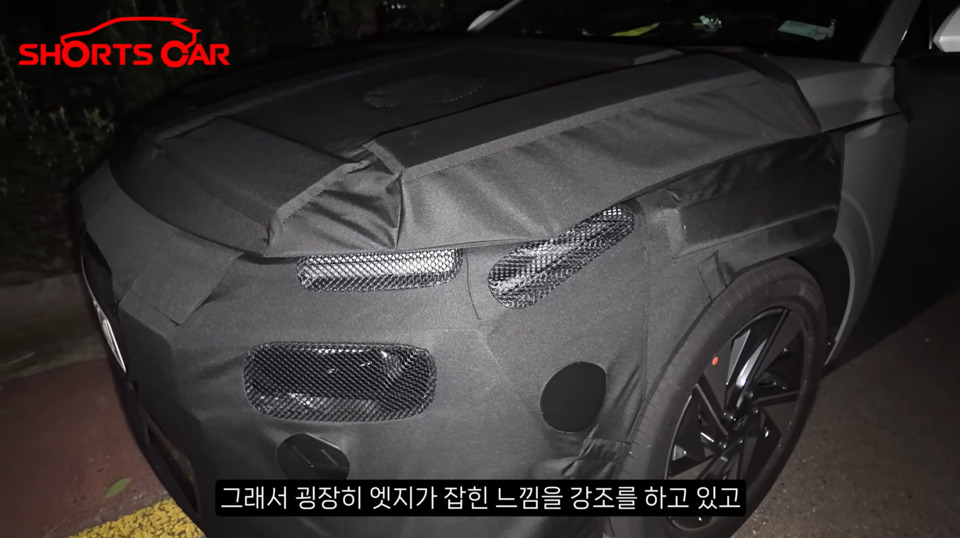현대차 '아반떼 풀체인지' 테스트카 (출처 : 숏카)