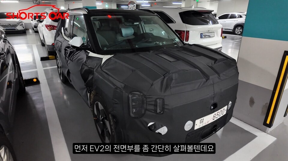 사진 : 기아 EV2 테스트카 (출처=Shorts Car)