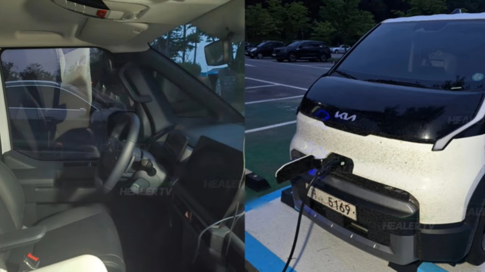 기아 'PV5 오픈베드' 테스트카 (출처 : 힐러TV)