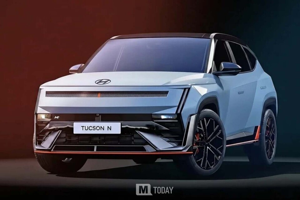 현대차 투싼 N 예상도 (출처=갓차)