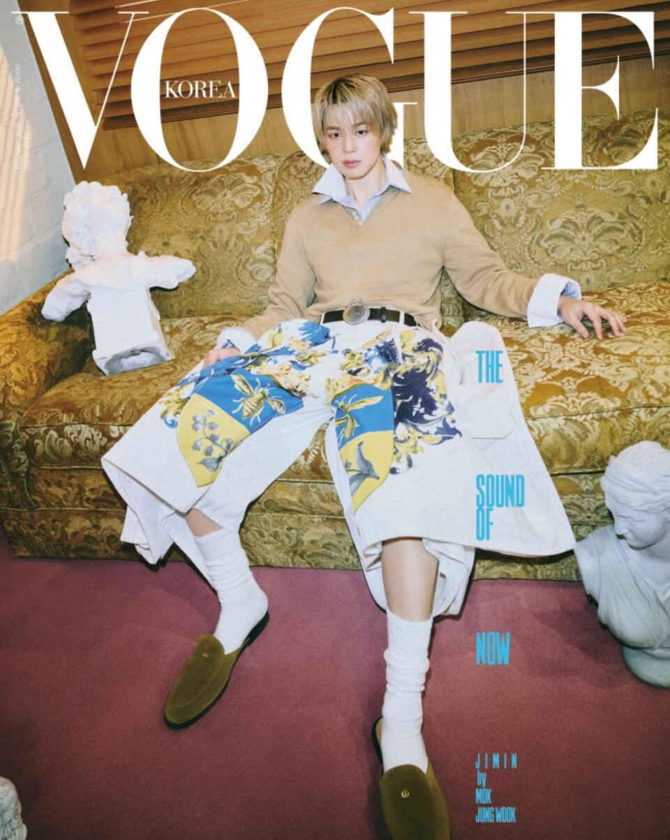 BTSジミン、童話の王子様に変身？VOGUE幻想スタイルが世界を魅了