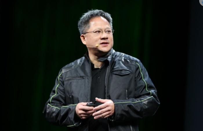 CES 2025에 참석한 엔비디아 젠슨황CEO
