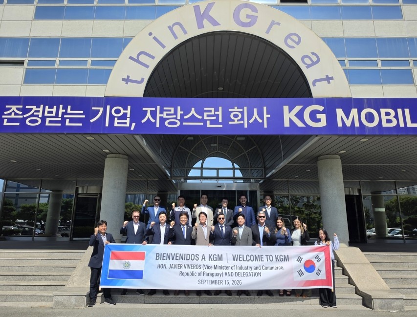 KGM, 파라과이에 무쏘 EV 20대 공급⋯정부 전기차 시범사업 참여